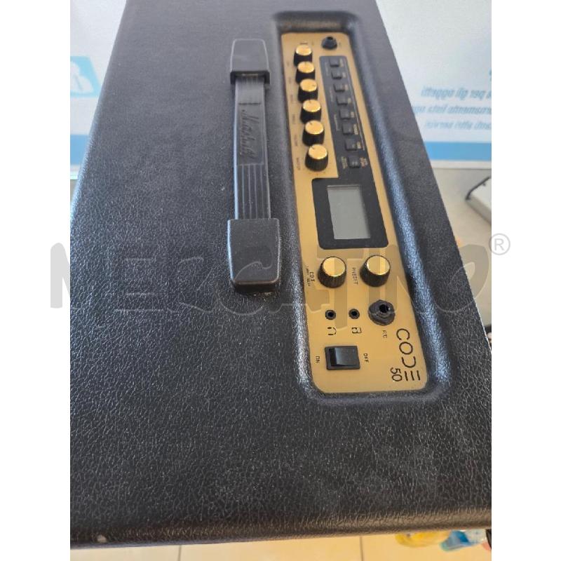 AMPLIFICATORE CODE 50 MARSHALL | Mercatino dell'Usato L'aquila - loc. vetoio 2