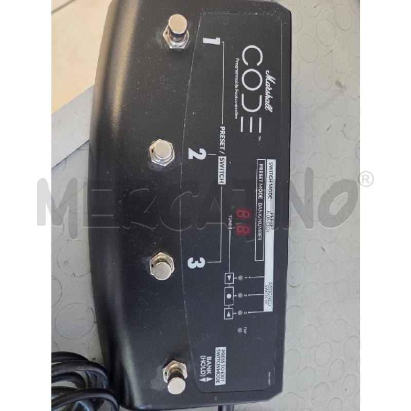 AMPLIFICATORE CODE 50 MARSHALL | Mercatino dell'Usato L'aquila - loc. vetoio 4