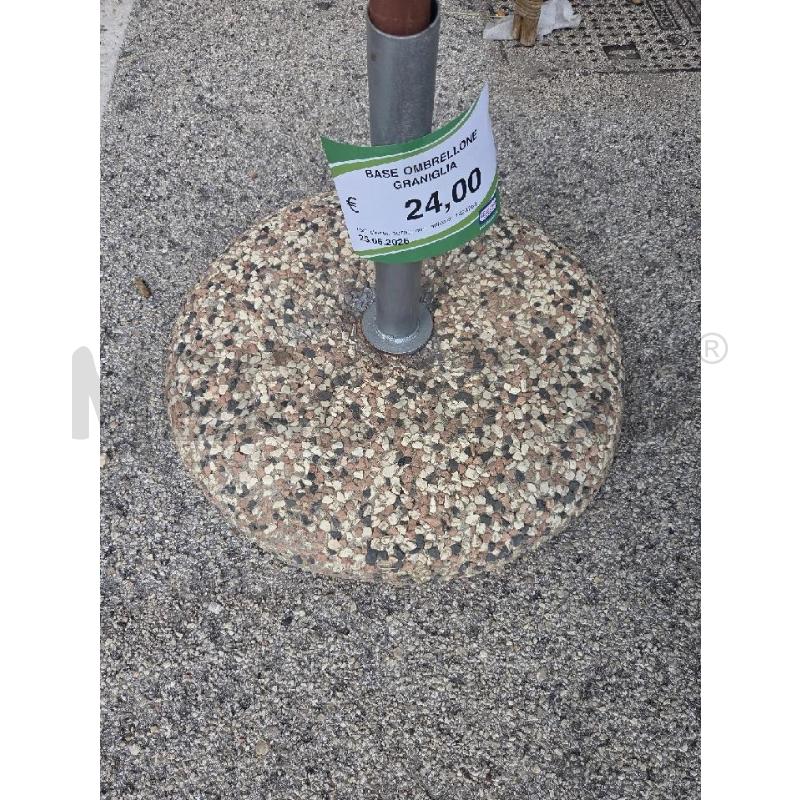 BASE OMBRELLONE GRANIGLIA | Mercatino dell'Usato L'aquila - loc. vetoio 1