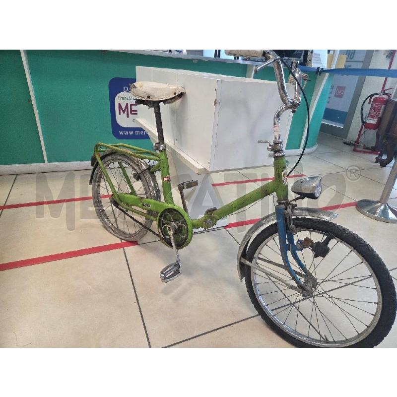 BICICLETTA GRAZIELLA VERDE DA RESTAURARE | Mercatino dell'Usato L'aquila - loc. vetoio 1