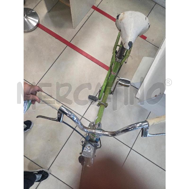 BICICLETTA GRAZIELLA VERDE DA RESTAURARE | Mercatino dell'Usato L'aquila - loc. vetoio 3