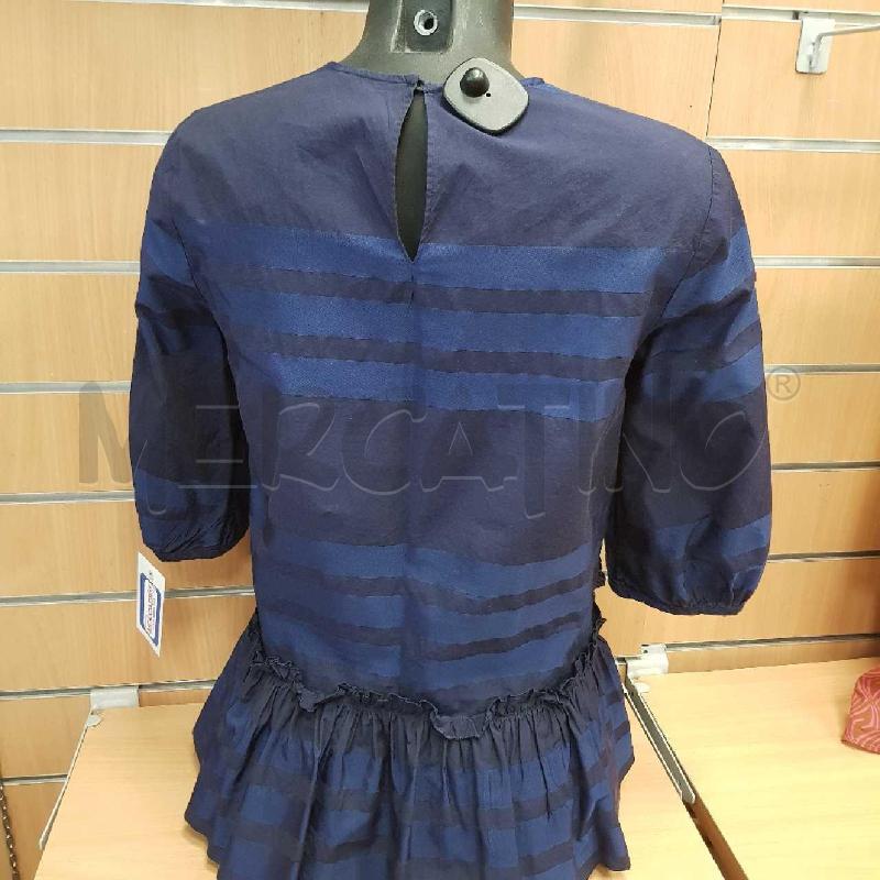 BLUSA DONNA MAXMARA BLU BANDE CHIARE SCURE  | Mercatino dell'Usato L'aquila - loc. vetoio 2