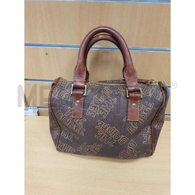BORSA DONNA BAULETTO THE BRIDGE CON SCRITTE  | Mercatino dell'Usato L'aquila - loc. vetoio 2