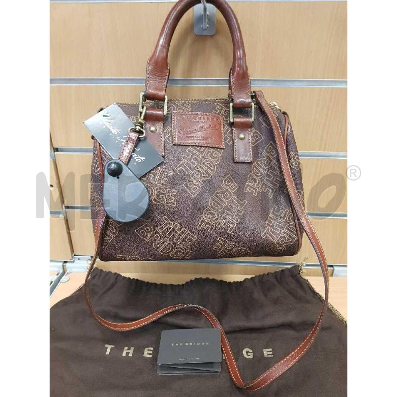 BORSA DONNA BAULETTO THE BRIDGE CON SCRITTE  | Mercatino dell'Usato L'aquila - loc. vetoio 3