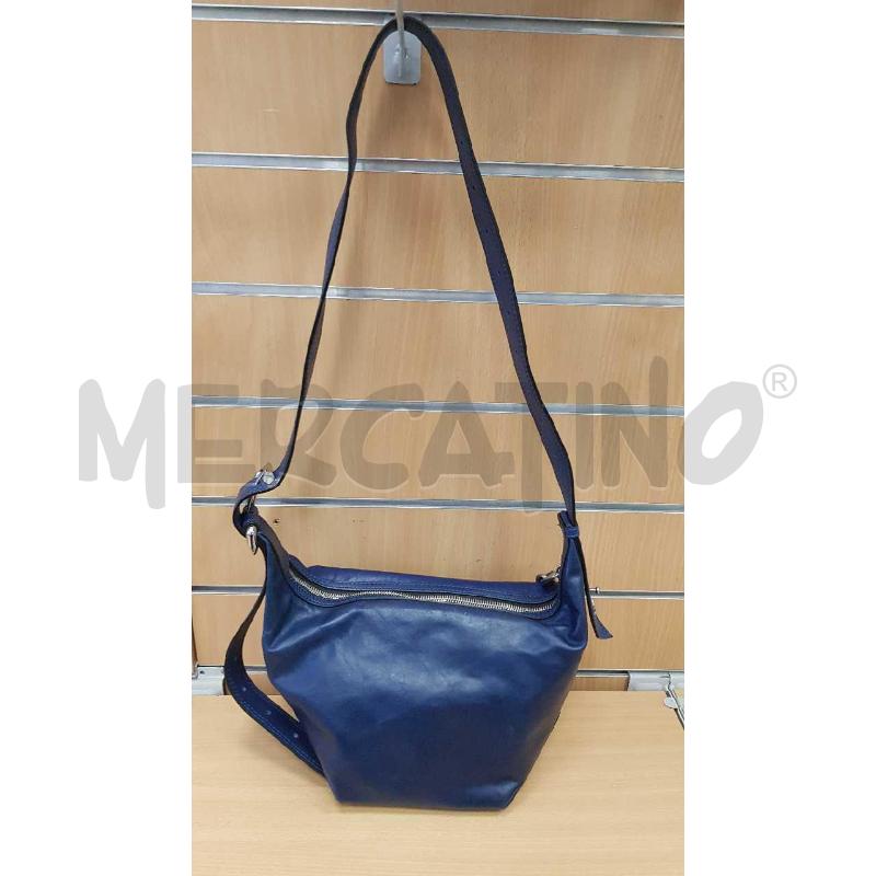 BORSA DONNA BLU PELLE ZADIG  | Mercatino dell'Usato L'aquila - loc. vetoio 2