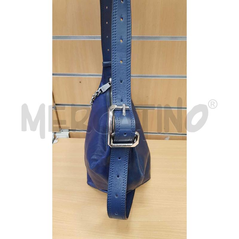 BORSA DONNA BLU PELLE ZADIG  | Mercatino dell'Usato L'aquila - loc. vetoio 3