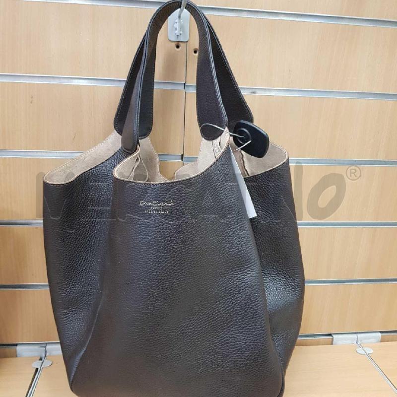 BORSA DONNA CRUCIANI PELLE  MARRONE   | Mercatino dell'Usato L'aquila - loc. vetoio 1