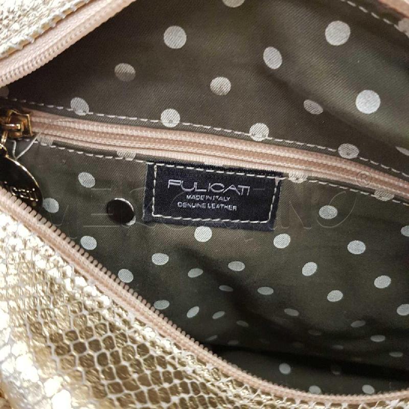 BORSA DONNA DORATA PULICATI STAMPA PITOANTA | Mercatino dell'Usato L'aquila - loc. vetoio 3