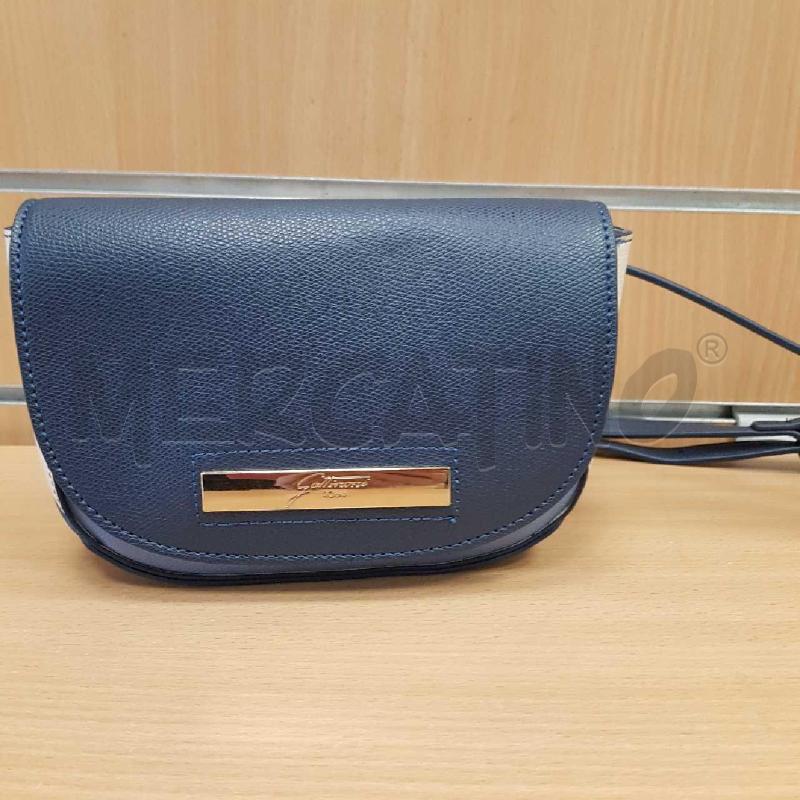 BORSA DONNA GATTINONI TRACOLLA AZZURRA PANNA E BLI | Mercatino dell'Usato L'aquila - loc. vetoio 1