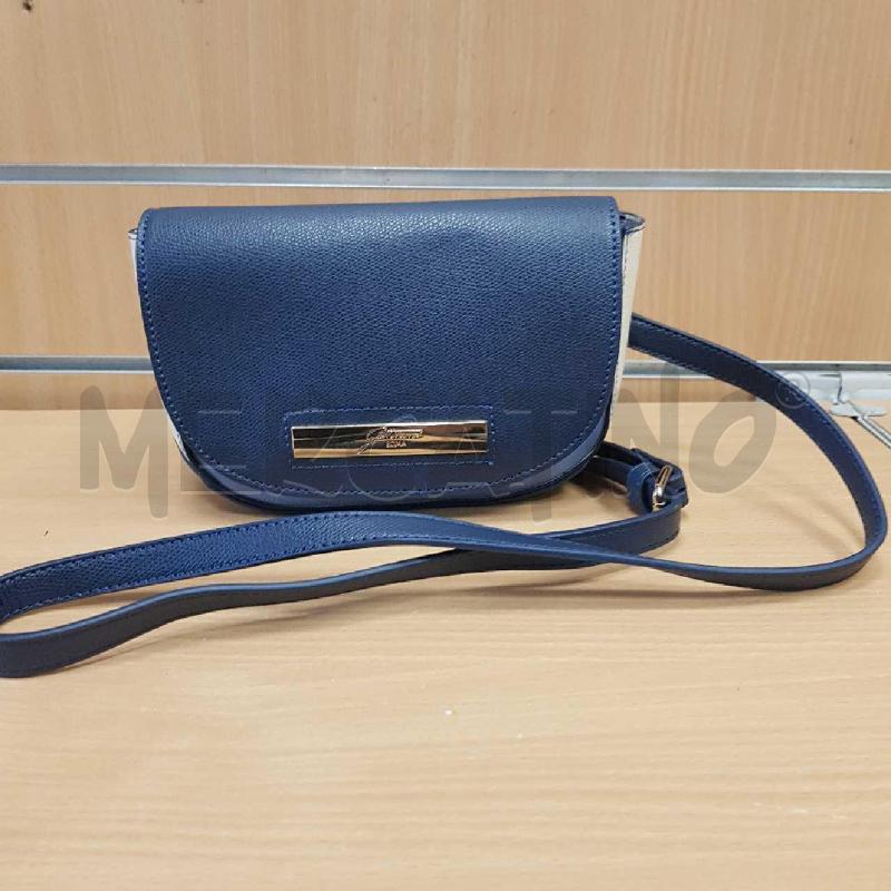 BORSA DONNA GATTINONI TRACOLLA AZZURRA PANNA E BLI | Mercatino dell'Usato L'aquila - loc. vetoio 2