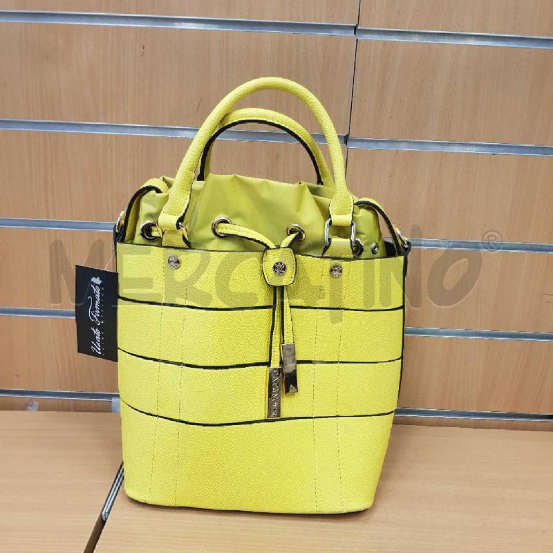 BORSA DONNA GIALLA CAFE NOIR CON SACCA INTERNA | Mercatino dell'Usato L'aquila - loc. vetoio 1