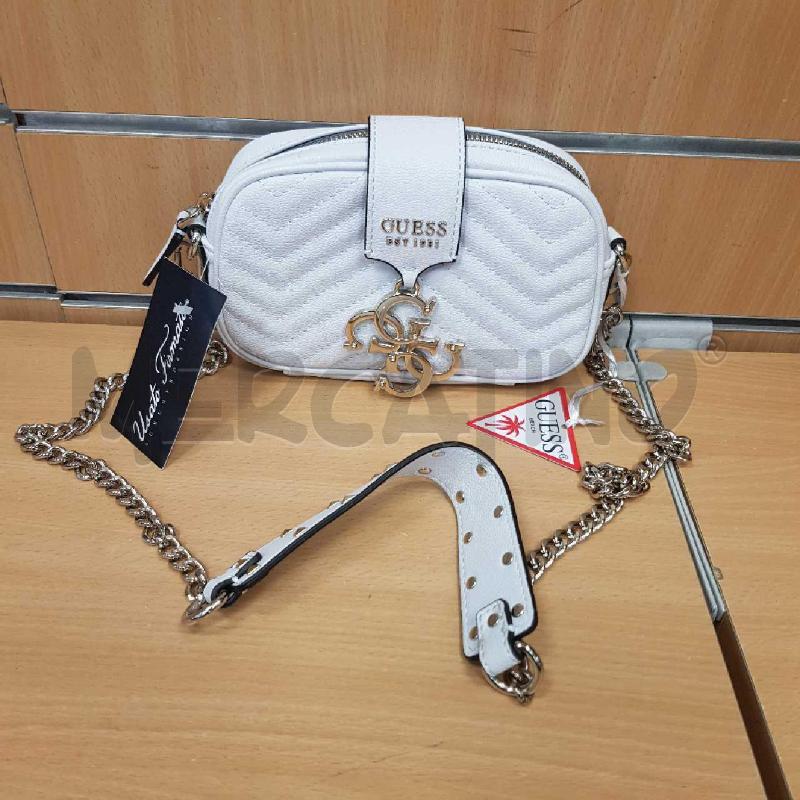 BORSA DONNA GUESS BIANCA PICCINA C TRACOLLINA  | Mercatino dell'Usato L'aquila - loc. vetoio 1