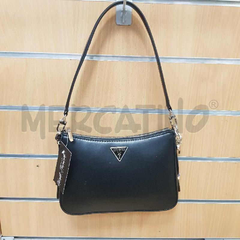 BORSA DONNA GUESS NERA TRIANGOLO | Mercatino dell'Usato L'aquila - loc. vetoio 1