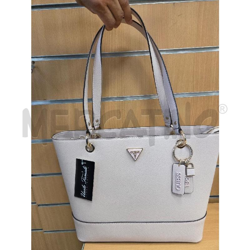 BORSA DONNA GUESS ROSA CON TRINGOLO  | Mercatino dell'Usato L'aquila - loc. vetoio 1