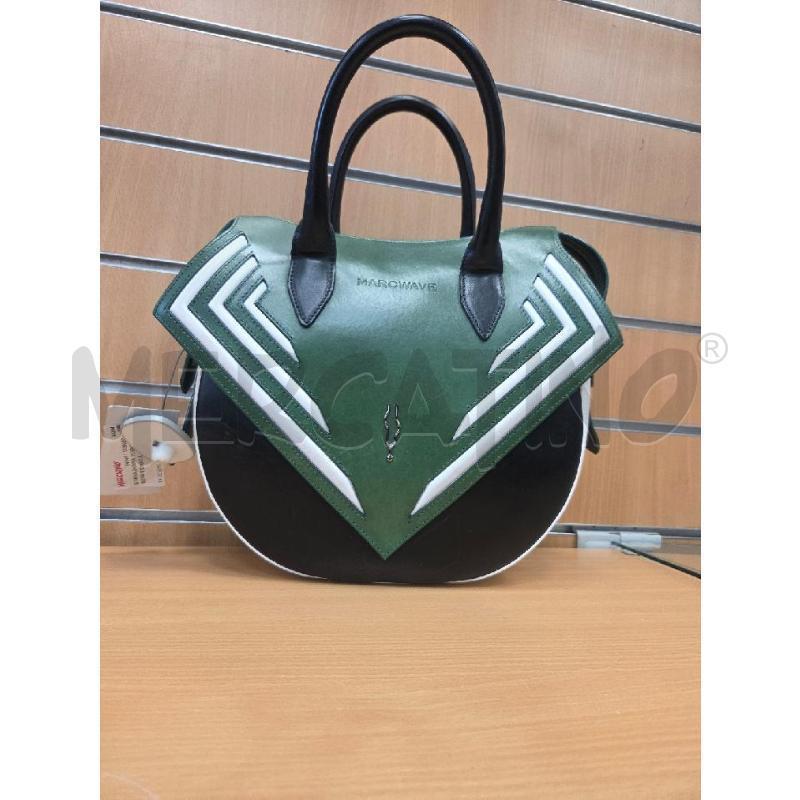 BORSA DONNA MARCWAVE NERA E BIANCA   | Mercatino dell'Usato L'aquila - loc. vetoio 1