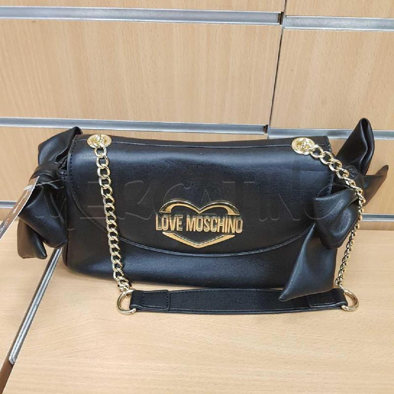BORSA DONNA MOSCHINO NERA  FIOCCHI LATERALI | Mercatino dell'Usato L'aquila - loc. vetoio 1