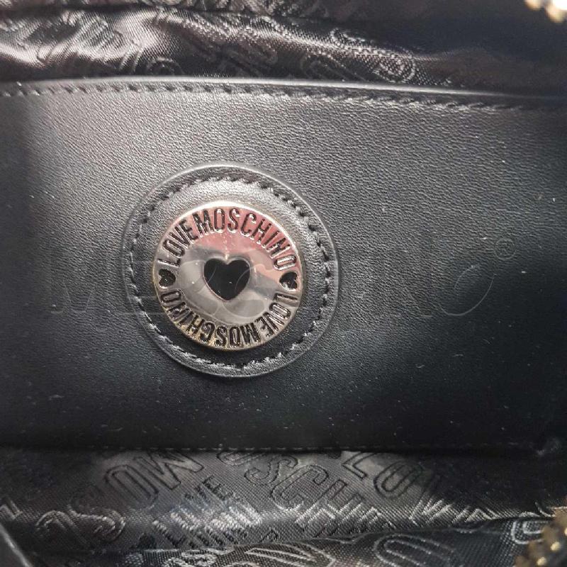 BORSA DONNA MOSCHINO TELA E VILPELLE SCRITTA  | Mercatino dell'Usato L'aquila - loc. vetoio 2