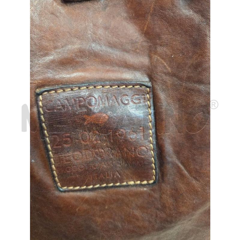 BORSA DONNA PELLE CAMPOMAGGI TEODORANO CON DATA SCACCHI ALTERALI  | Mercatino dell'Usato L'aquila - loc. vetoio 3