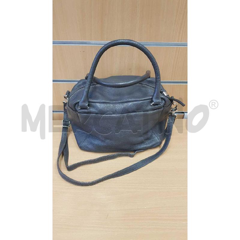 BORSA DONNA PELLE CAROL J GRIGIA | Mercatino dell'Usato L'aquila - loc. vetoio 1