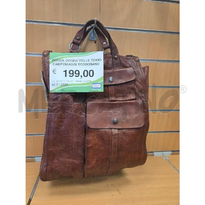 BORSA DONNA PELLE TOKIO CAMPOMAGGI TEODORANO | Mercatino dell'Usato L'aquila - loc. vetoio 1