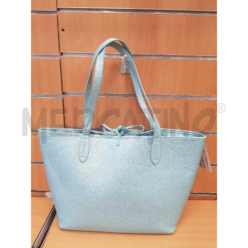 BORSA DONNA PEPE TURCHESE PAIETTE | Mercatino dell'Usato L'aquila - loc. vetoio 2