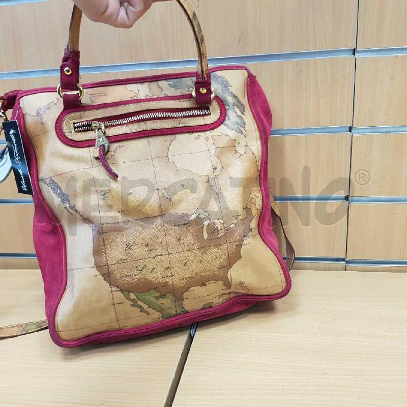 BORSA DONNA PRIMA  CLASSE  BORDII ROSSI  SCAMOSC | Mercatino dell'Usato L'aquila - loc. vetoio 2