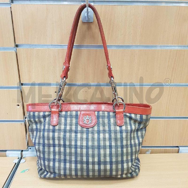 BORSA DONNA SCACCHI ACQUASCUTUM CON PELLE | Mercatino dell'Usato L'aquila - loc. vetoio 1