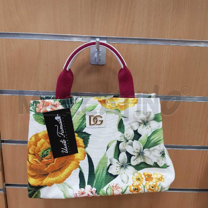 BORSA DONNA SDG FIORI STOFFA | Mercatino dell'Usato L'aquila - loc. vetoio 1