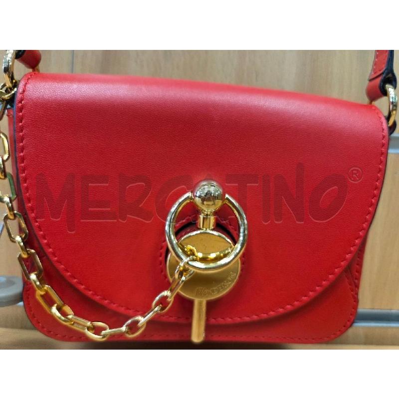 BORSA DONNA TRACOLLA JW ANDERSON ROSSA CON GANCIO  | Mercatino dell'Usato L'aquila - loc. vetoio 1