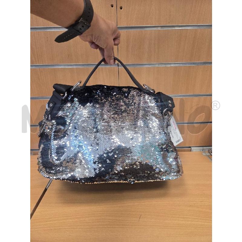BORSA DONNA TRUSSARDI JEANS  PAILLTTES  ARGENTO  | Mercatino dell'Usato L'aquila - loc. vetoio 2