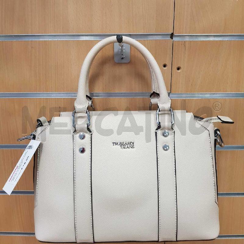 BORSA DONNA TRUSSARDI  BEIGE  A TRACCOLLA   | Mercatino dell'Usato L'aquila - loc. vetoio 1