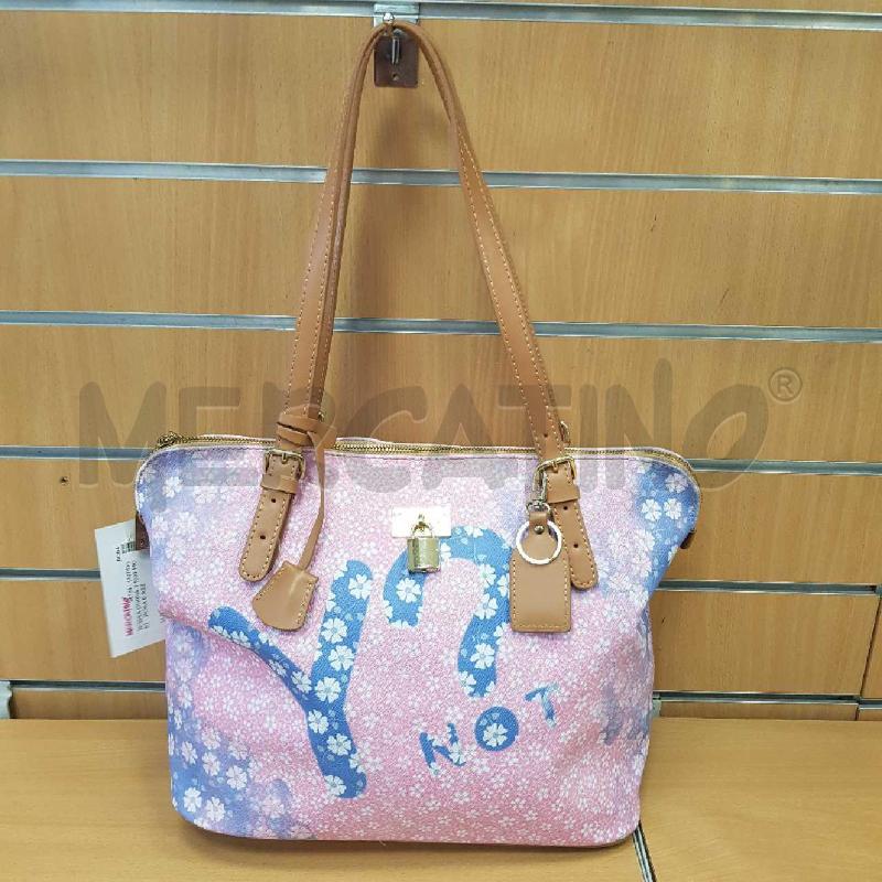 BORSA DONNA Y NOT FIORI    ROSA E AZZURRI | Mercatino dell'Usato L'aquila - loc. vetoio 1