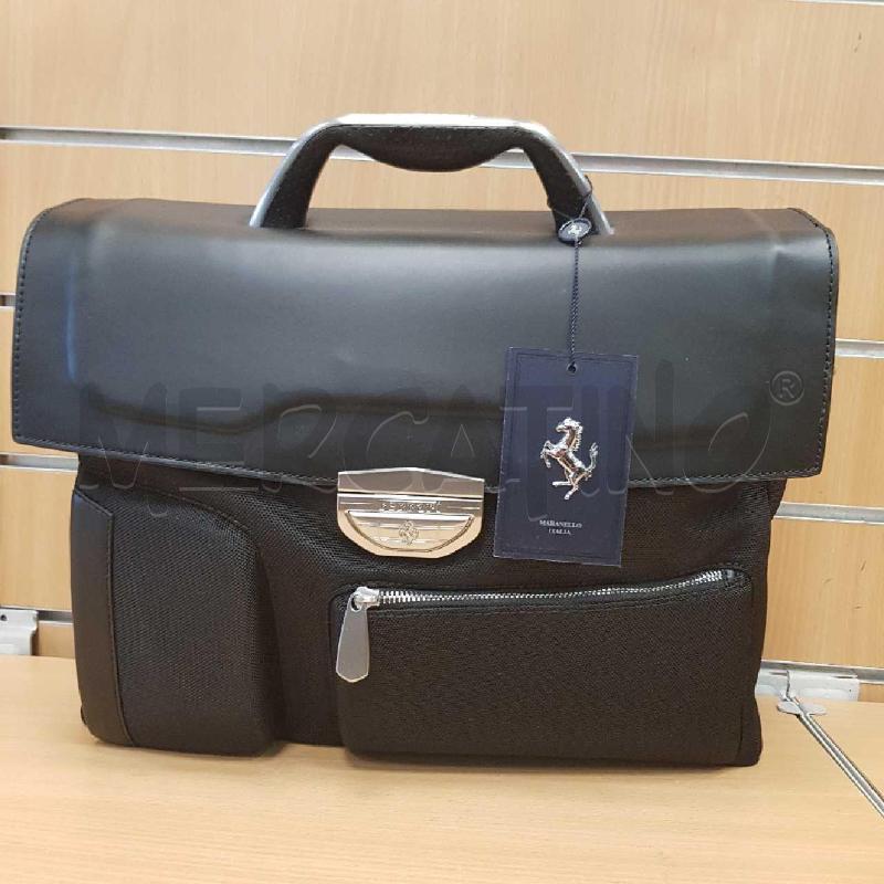 BORSA PORTA  PC  /DOC  FERRARI NERA   | Mercatino dell'Usato L'aquila - loc. vetoio 1