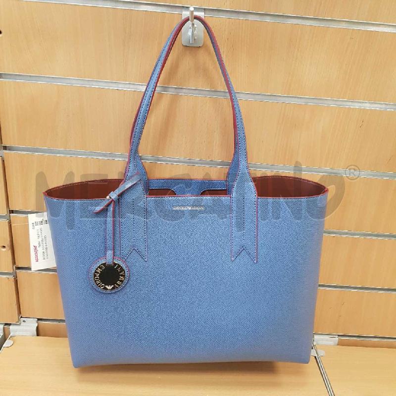 BORSA  AZZURRA EMPORIO ARAMNI INTERNO RUGGINE | Mercatino dell'Usato L'aquila - loc. vetoio 1
