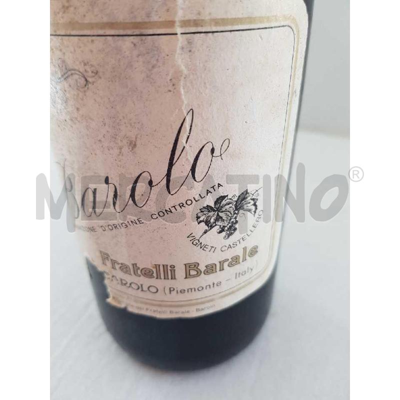 BOTTIGLIA BAROLO 1973 F.LLI BARALE | Mercatino dell'Usato L'aquila - loc. vetoio 4