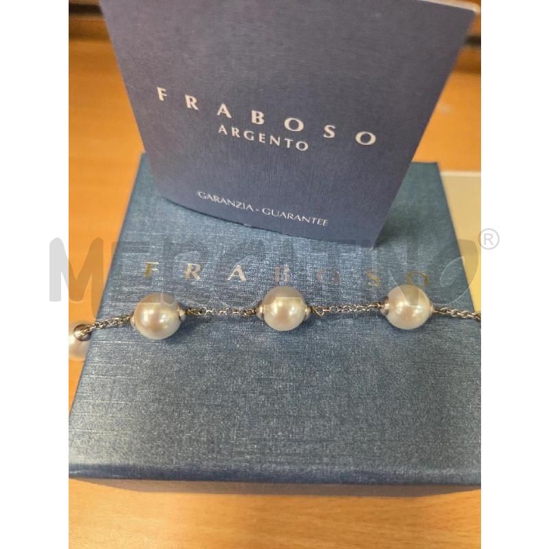 BRACCIALE ARG E PERLE FRABOSO | Mercatino dell'Usato L'aquila - loc. vetoio 2
