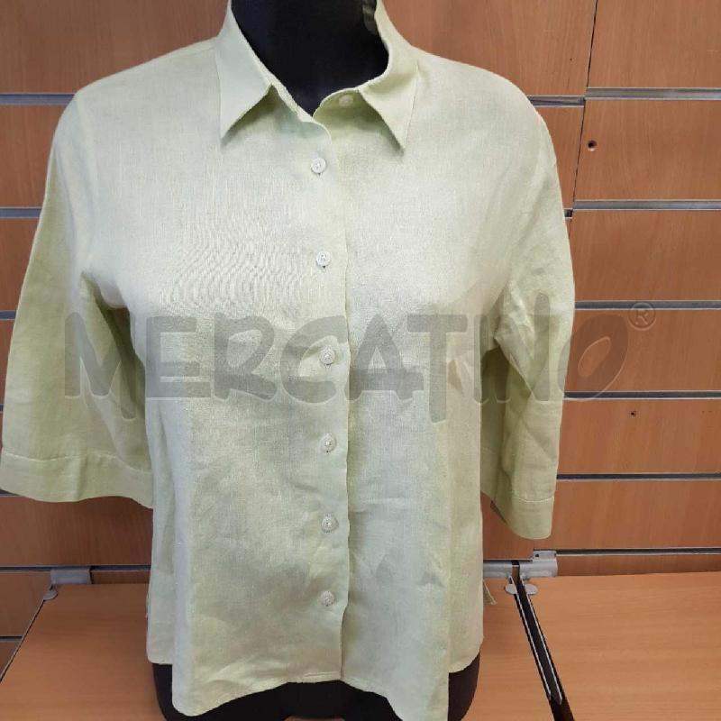 CAMICIA DONNA LINO VERDE CHAIRO Ù | Mercatino dell'Usato L'aquila - loc. vetoio 1