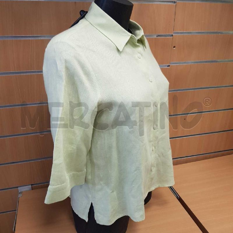 CAMICIA DONNA LINO VERDE CHAIRO Ù | Mercatino dell'Usato L'aquila - loc. vetoio 2