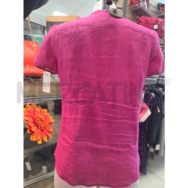 CAMICIA DONNA PAUL E SHARK IN LINO FUCSIA  | Mercatino dell'Usato L'aquila - loc. vetoio 2