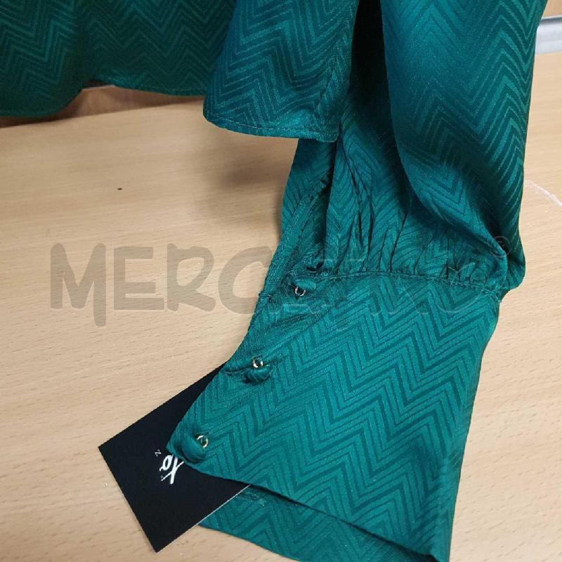 CAMICIA DONNA PINKO VERDE SETA10% | Mercatino dell'Usato L'aquila - loc. vetoio 2