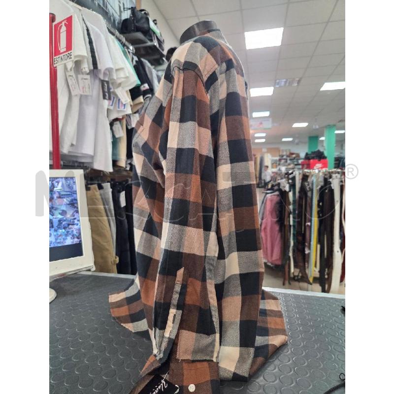 CAMICIA UOMO GANT SCACCHI MARRONI  | Mercatino dell'Usato L'aquila - loc. vetoio 2