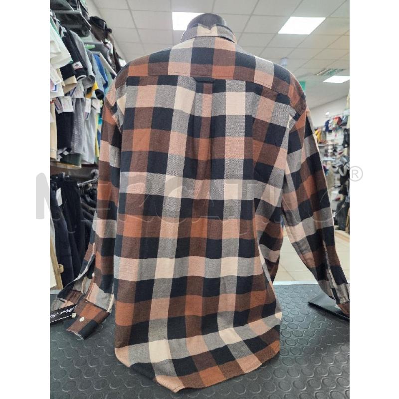 CAMICIA UOMO GANT SCACCHI MARRONI  | Mercatino dell'Usato L'aquila - loc. vetoio 3