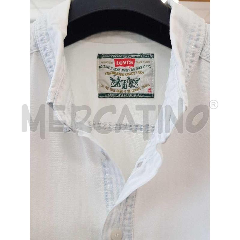 CAMICIA UOMO LEVI'S  CELESTE  CARTELLINO MC  | Mercatino dell'Usato L'aquila - loc. vetoio 3