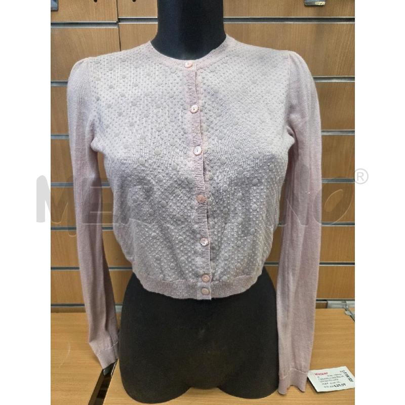 CARDIGAN DONNA RED VALENTINO ROSA POIS  | Mercatino dell'Usato L'aquila - loc. vetoio 1