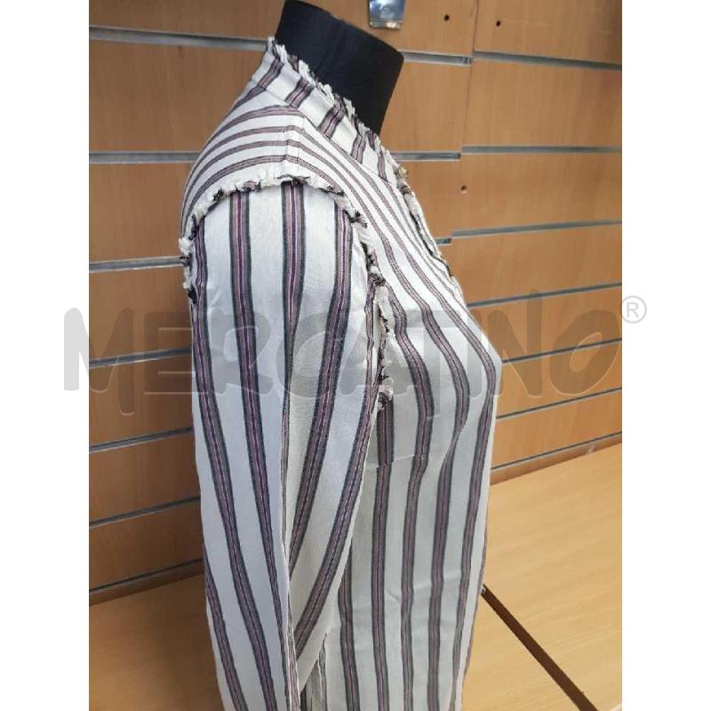 CASACCA DONNA MALIPARMI PANNA   E RIGHE  | Mercatino dell'Usato L'aquila - loc. vetoio 3