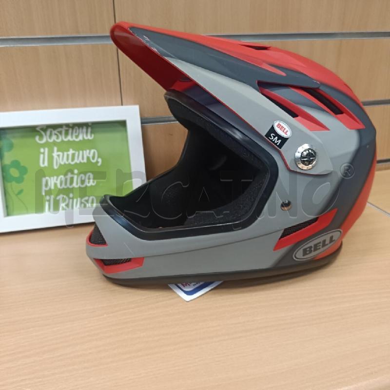 CASCO MOTO BELL ROSSO  GRIGIO S/M | Mercatino dell'Usato L'aquila - loc. vetoio 1