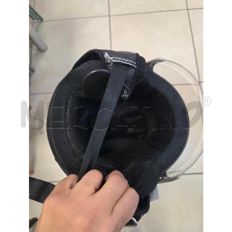 CASCO MOTO NERO TG S  SEMINTEGRALE URBAN STREET  | Mercatino dell'Usato L'aquila - loc. vetoio 3