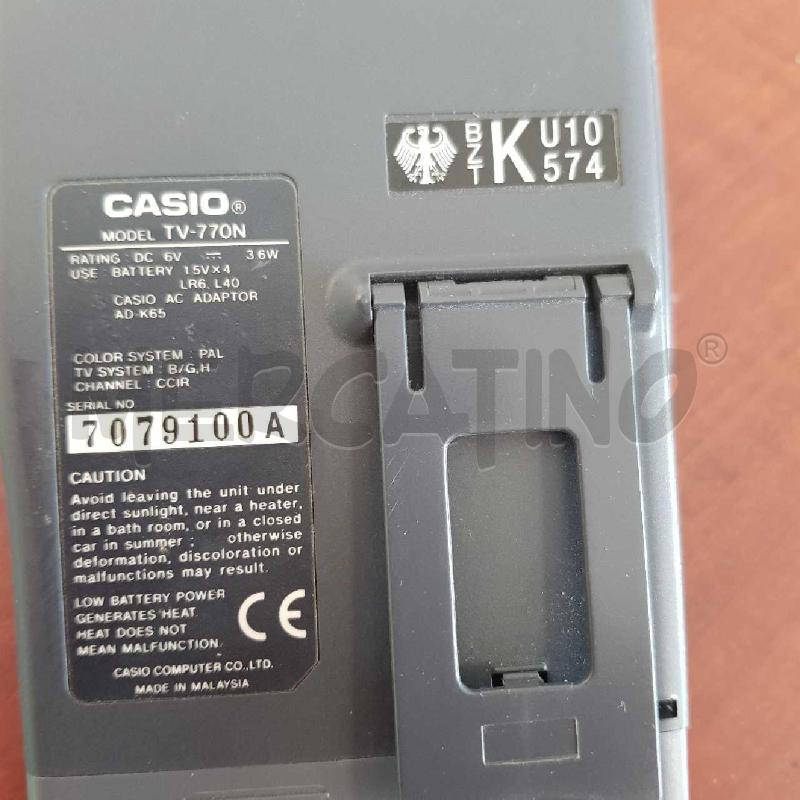 CASIO MODEL TV -770N | Mercatino dell'Usato L'aquila - loc. vetoio 5