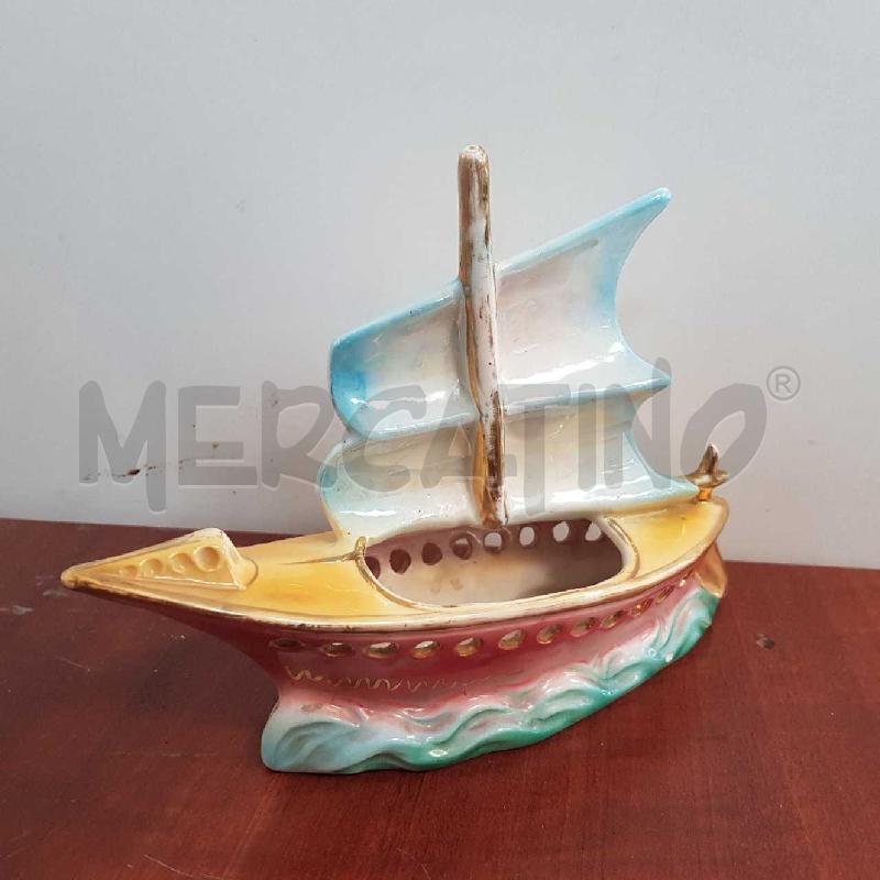CERAMICA VINTAGE BARCHETTA | Mercatino dell'Usato L'aquila - loc. vetoio 1