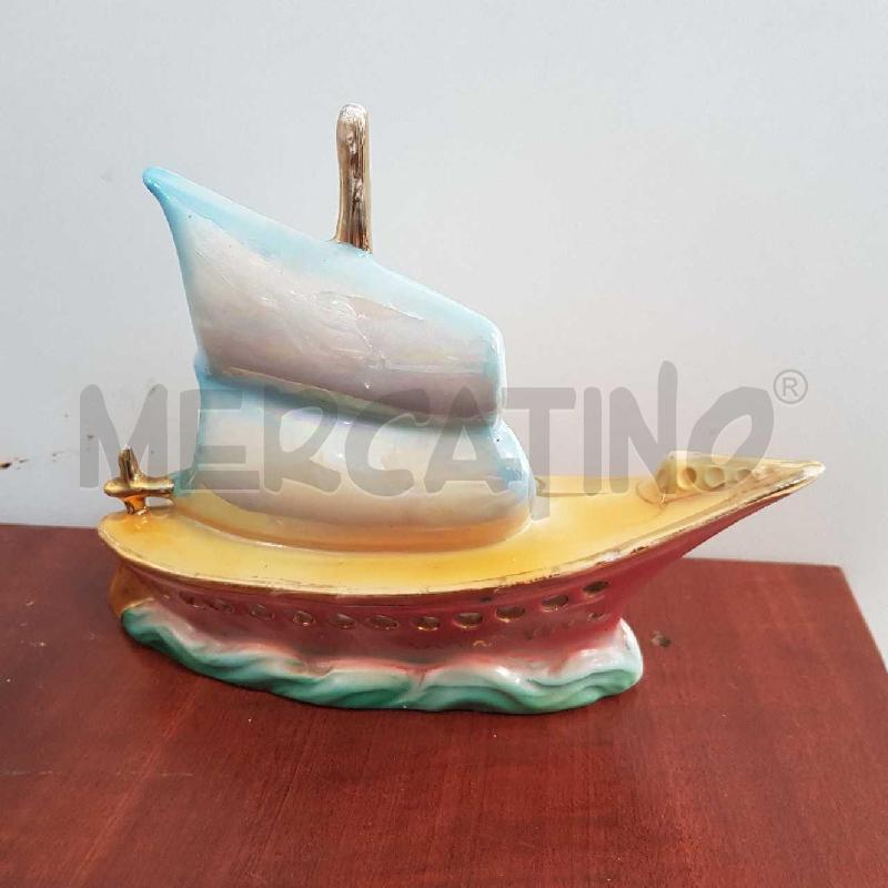 CERAMICA VINTAGE BARCHETTA | Mercatino dell'Usato L'aquila - loc. vetoio 2